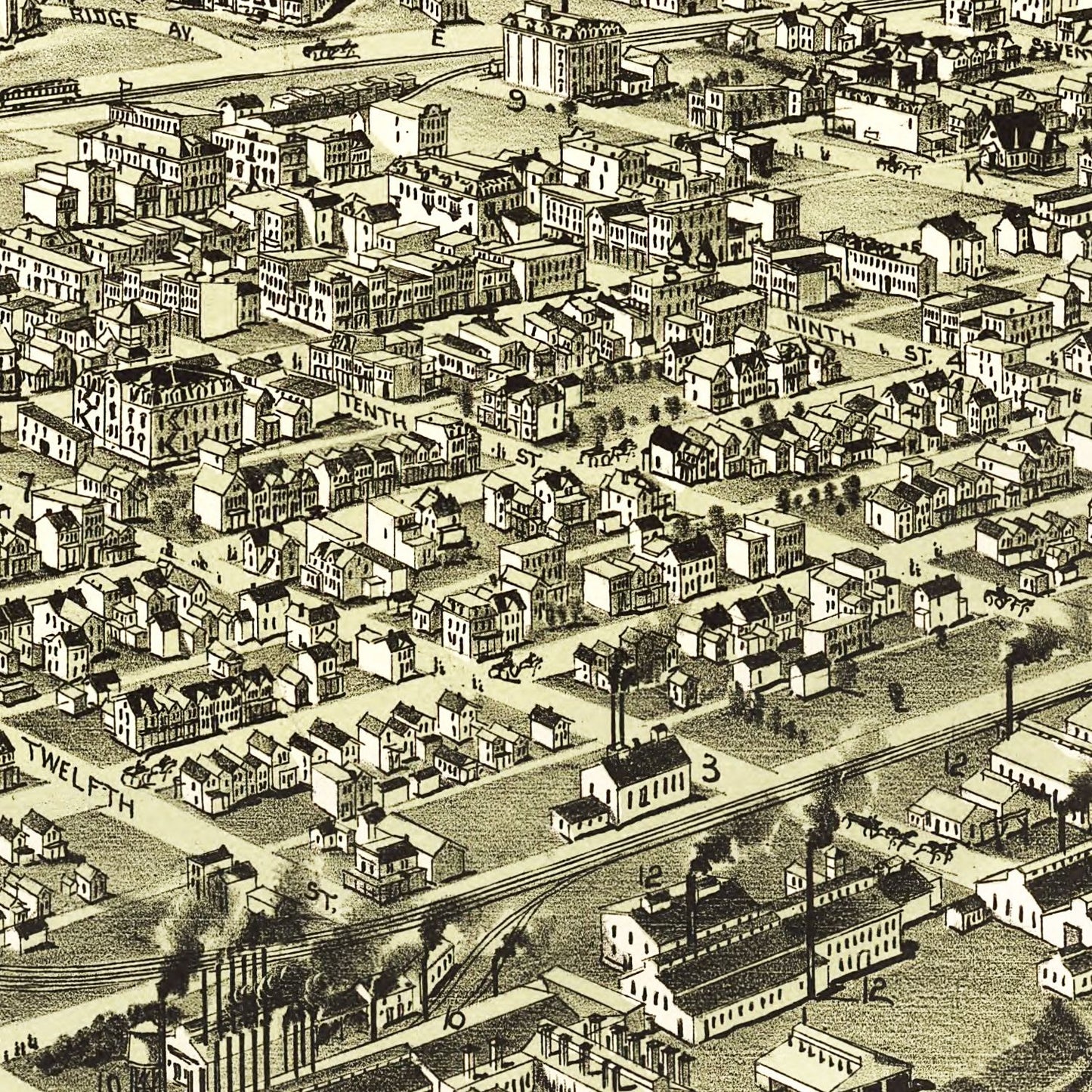 Vintage Map of New Kensington, Pennsylvania, 1902