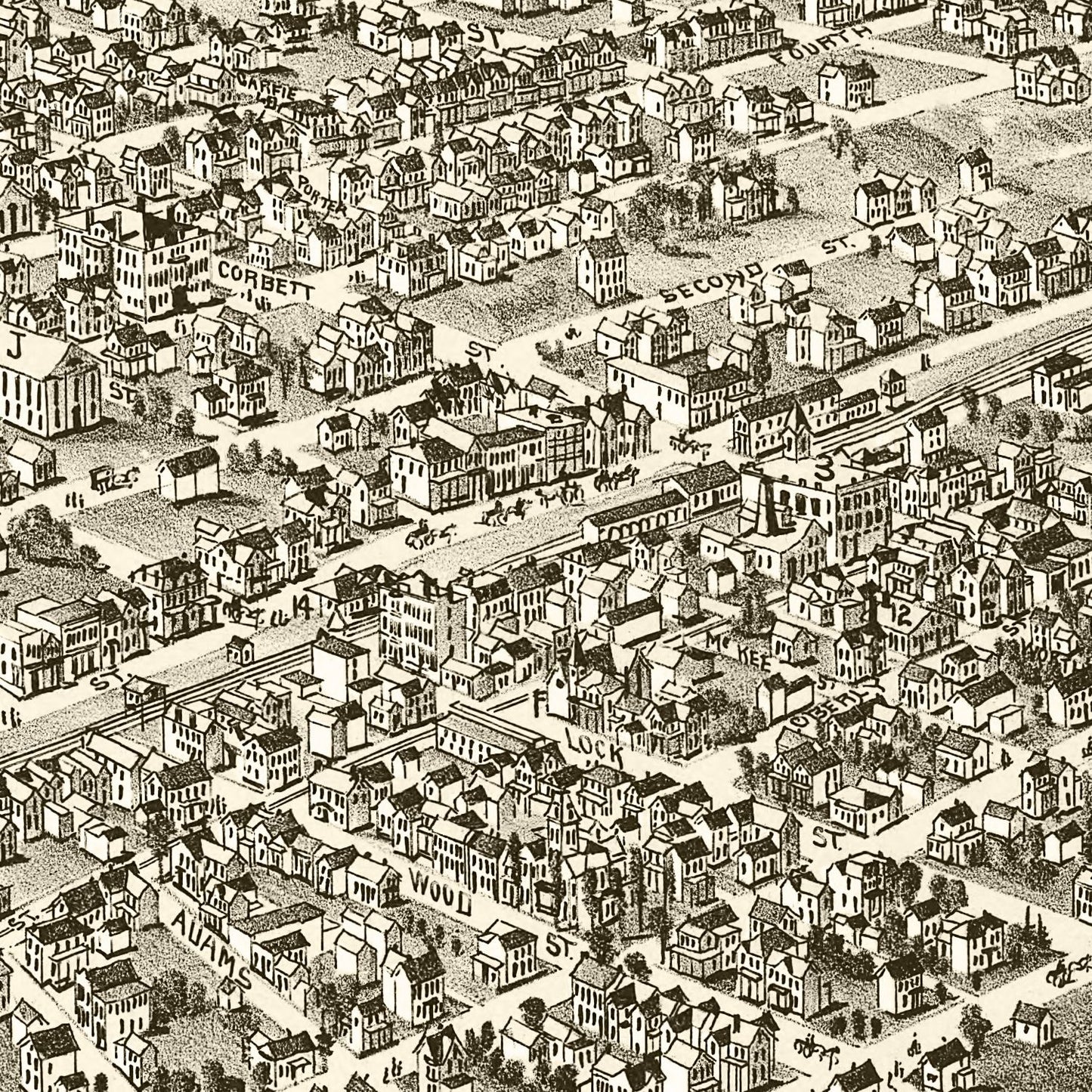 Vintage Map of Tarentum, Pennsylvania, 1901