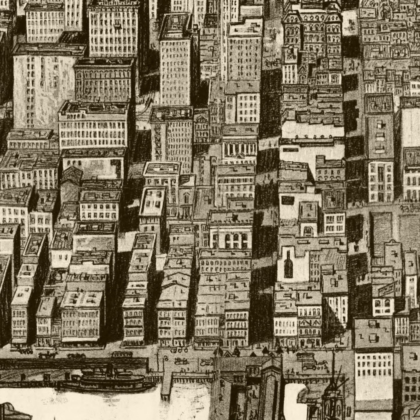 Vintage Map of Baltimore, Maryland, 1912