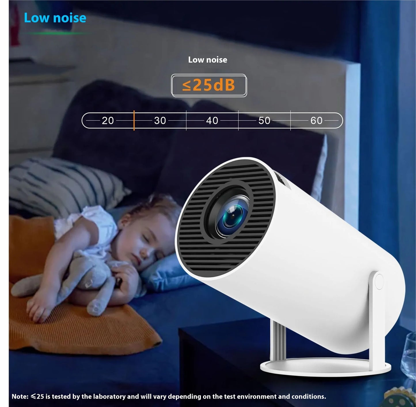 HY300PRO Smart Projector: Portable WiFi Home Theater