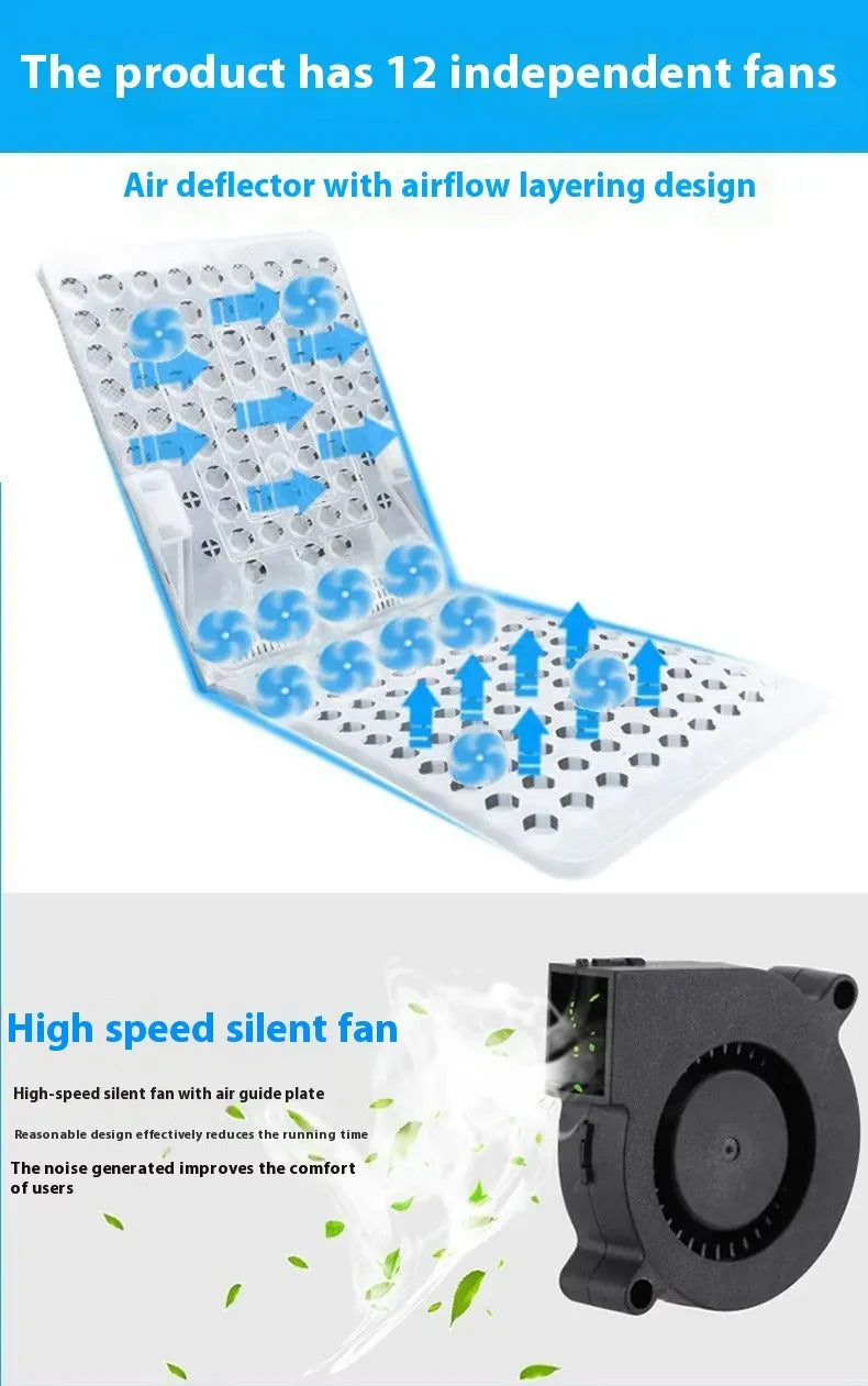 Summer Car Ventilation Cushion – Instantly Cool Down Your Seat for Sweat-Free Drives