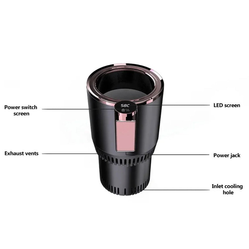 2-in-1 Smart Car Cup Cooler and Warmer