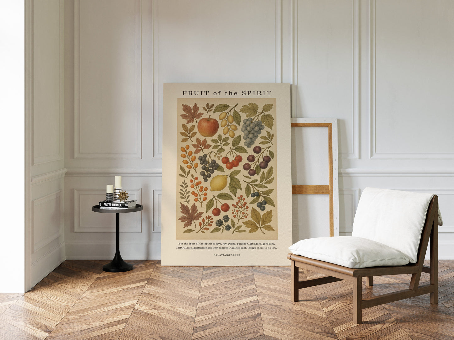 Fruit of the Spirit Botanical Faith Wall Art Print