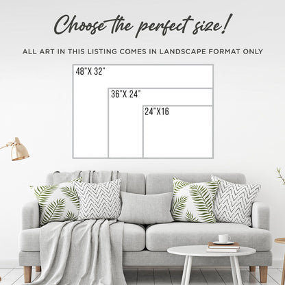 Skull and Flowers Gothic Canvas Wall Art
