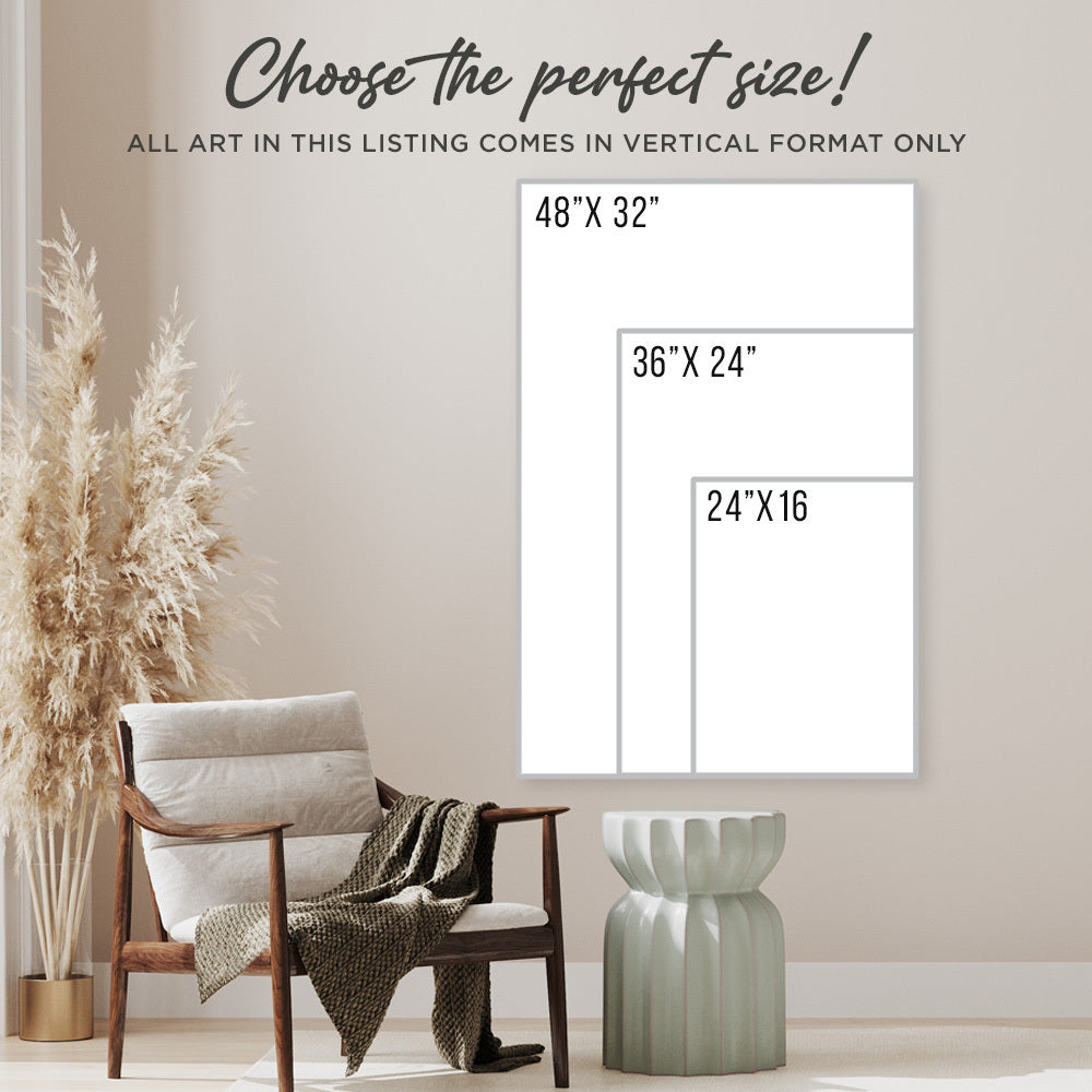 Family Name Portrait Canvas Sign