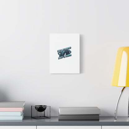 Stay Focused Stay Strong Gym Canvas Wall Art