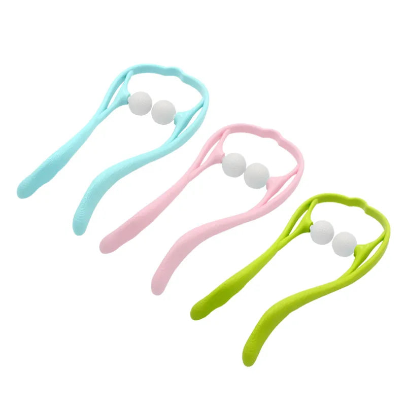 Dual Pressure Point Massager - Manual Neck & Shoulder Tool