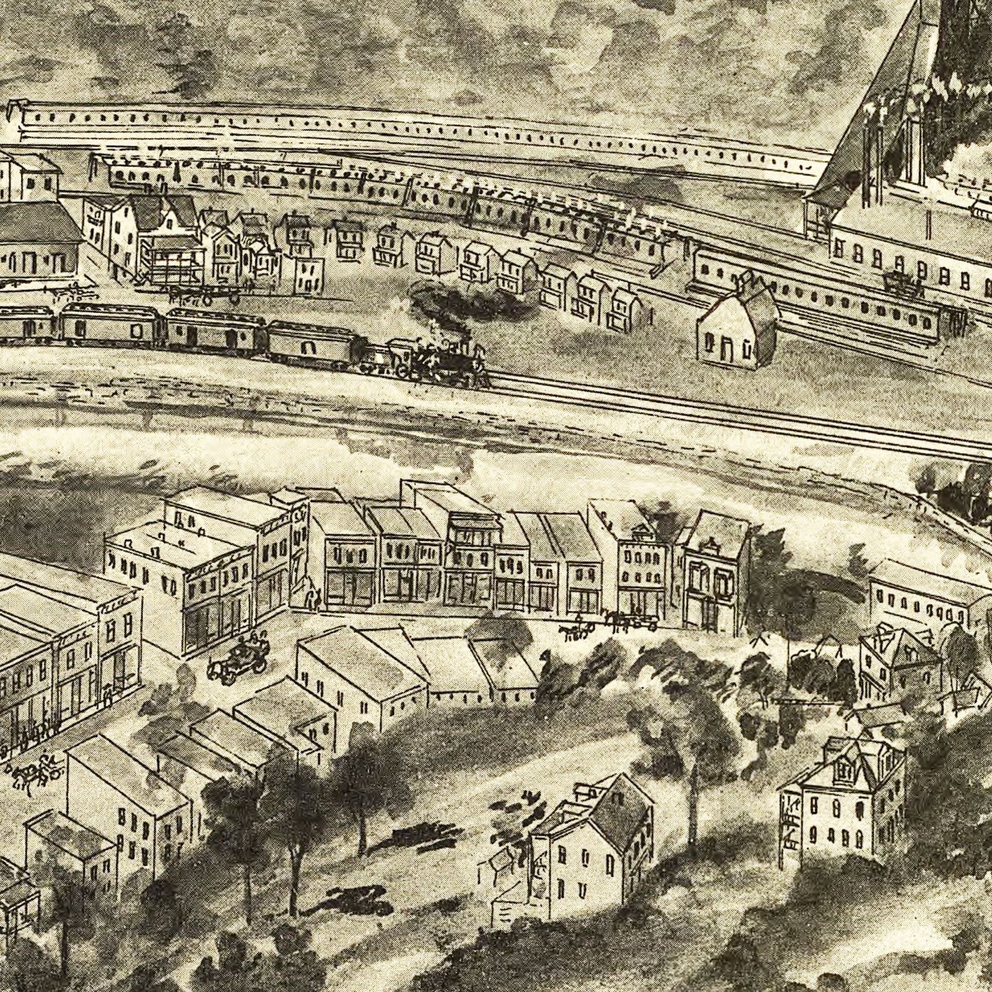 Vintage Map of Keystone, West Virginia, 1911