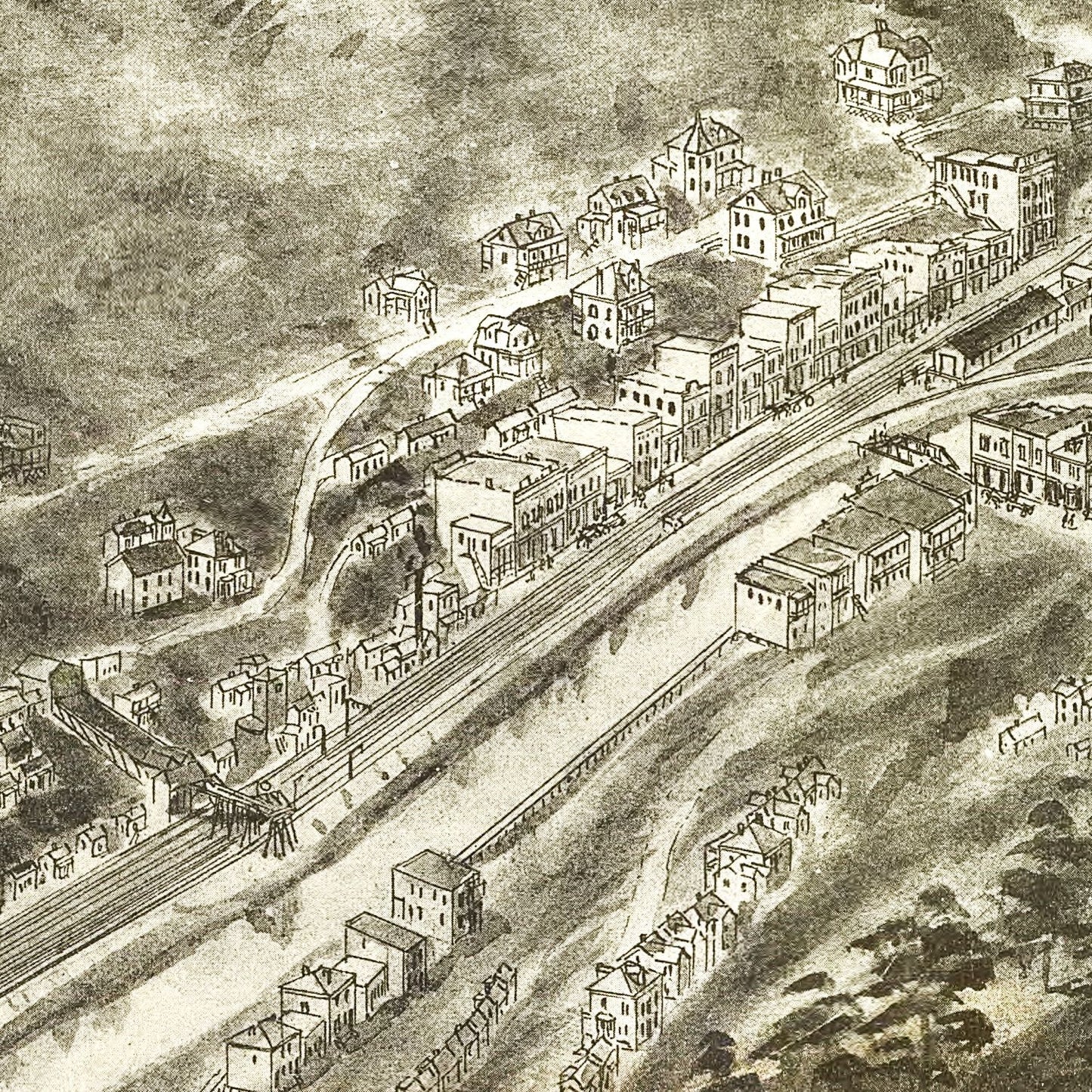 Vintage Map of Northfork, West Virginia, 1911