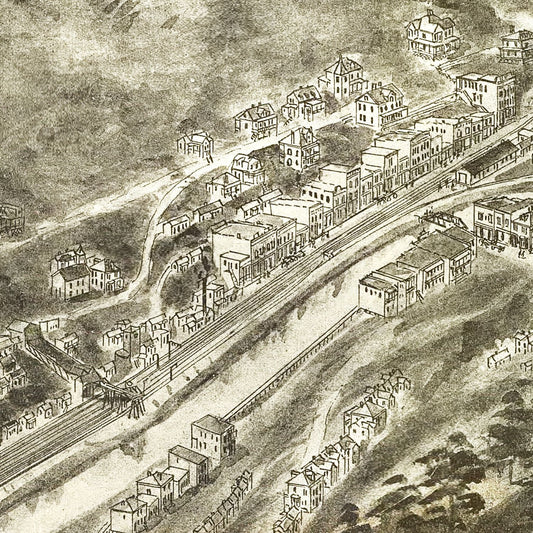 Vintage Map of Northfork, West Virginia, 1911