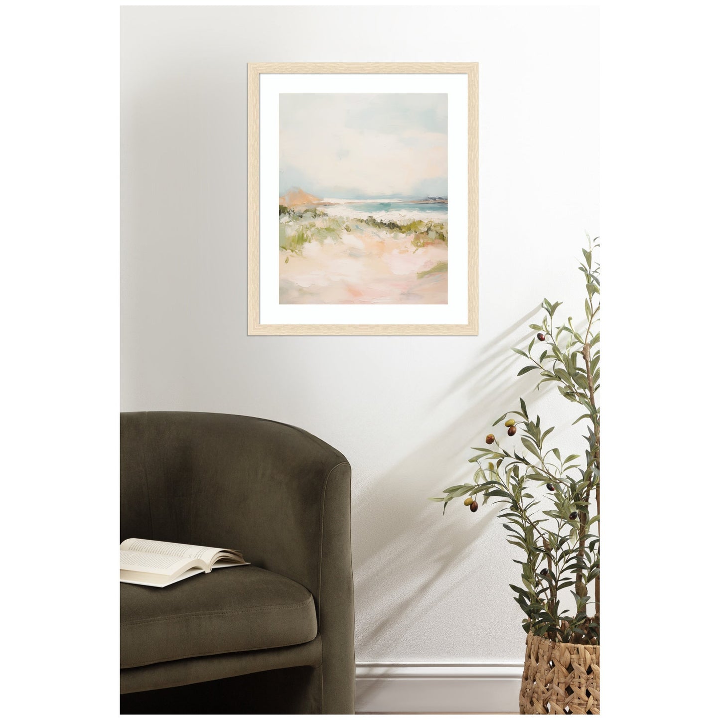 Tranquil Valley Landscape Framed Wall Art