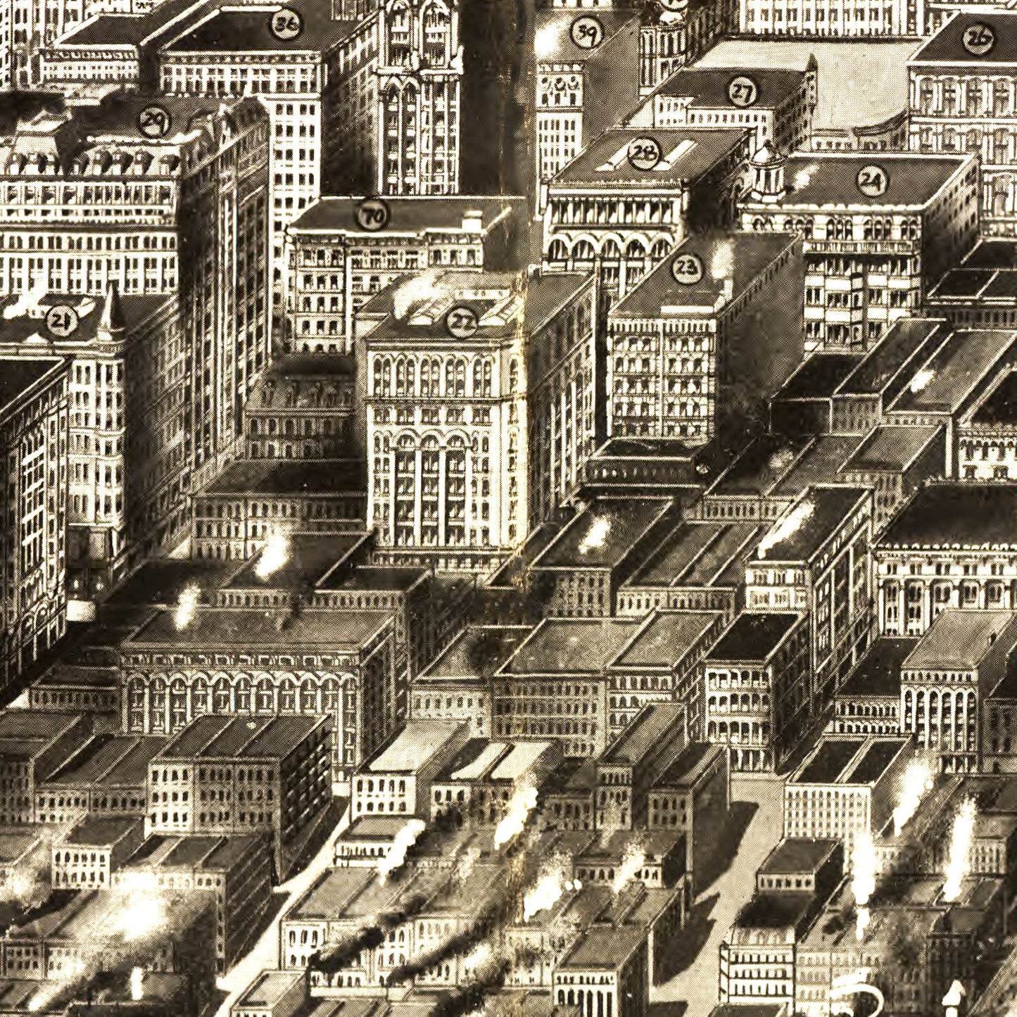 Vintage Map of St. Louis, Missouri, 1907