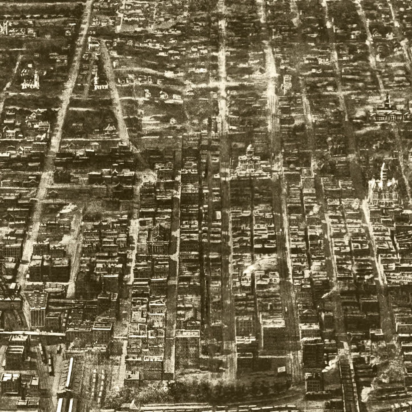 Vintage Map of Omaha, Nebraska, 1906