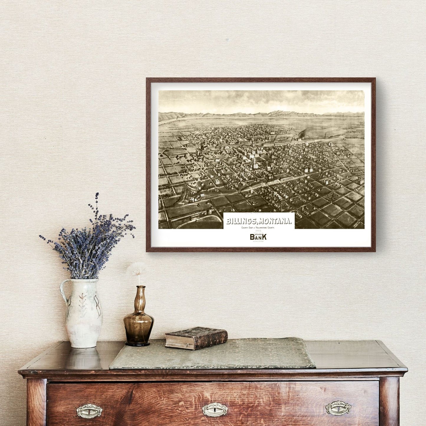 Vintage Map of Billings, Montana, 1904