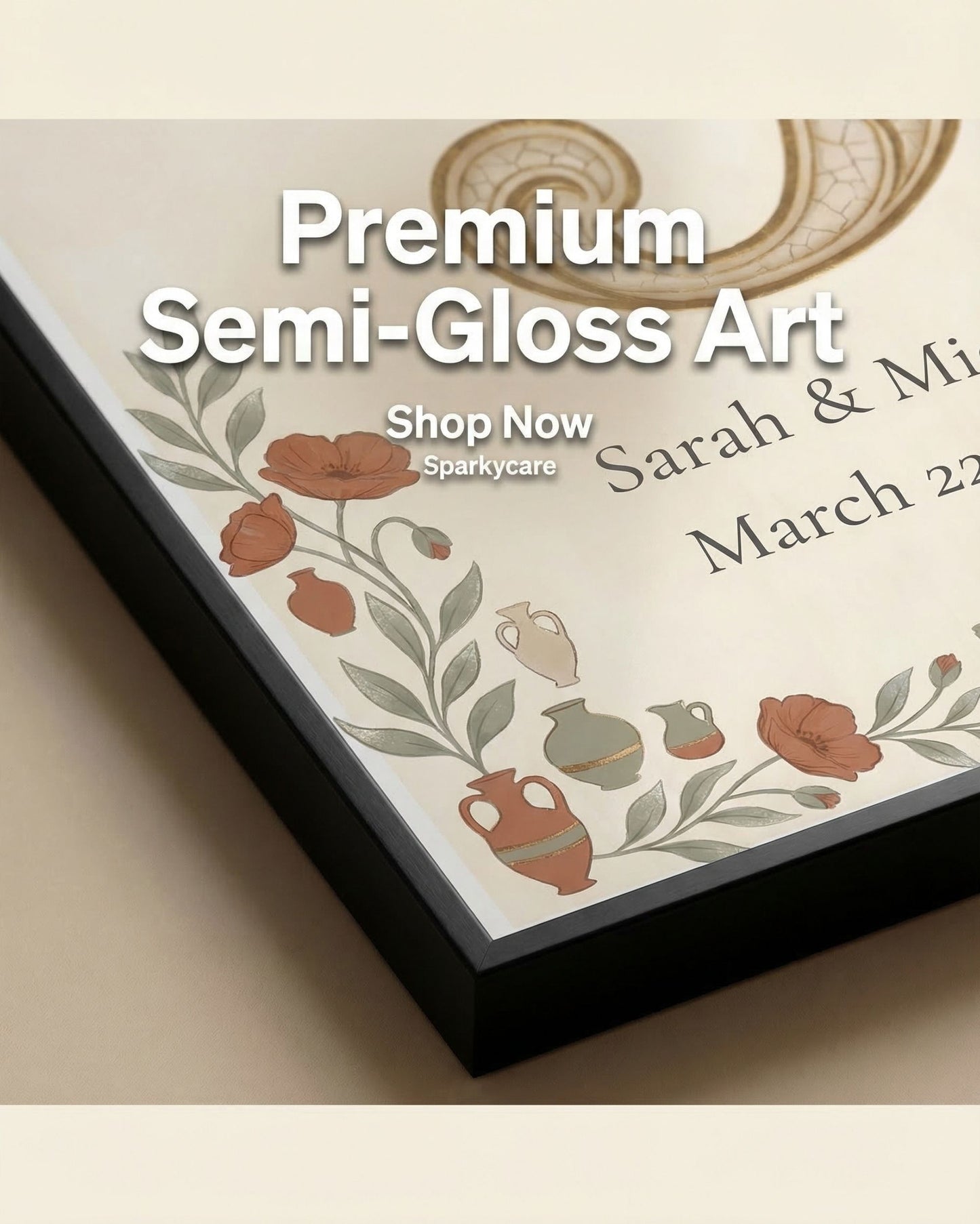 Personalized 9th Anniversary Wall Art