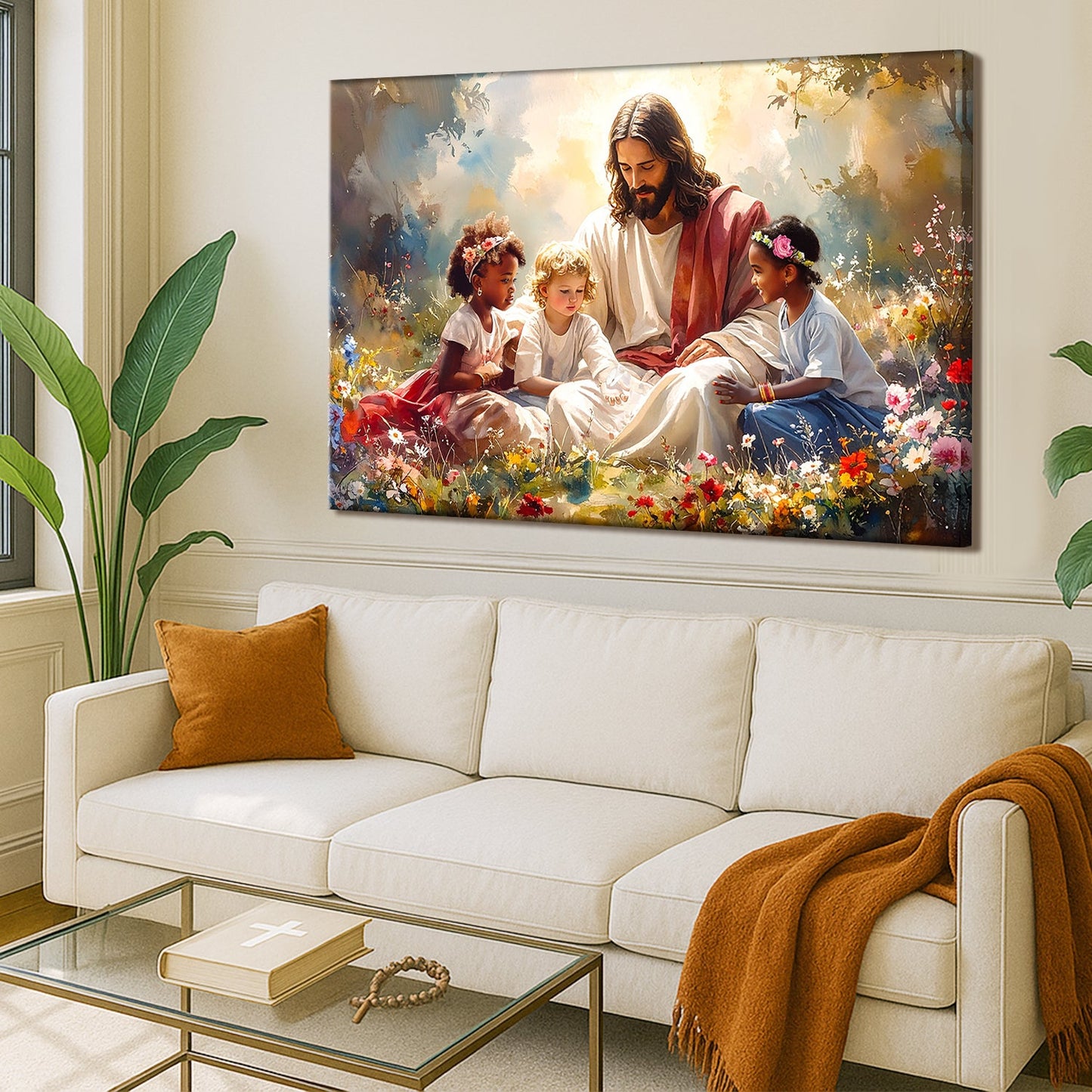 Jesus With Children Wall Art for Home