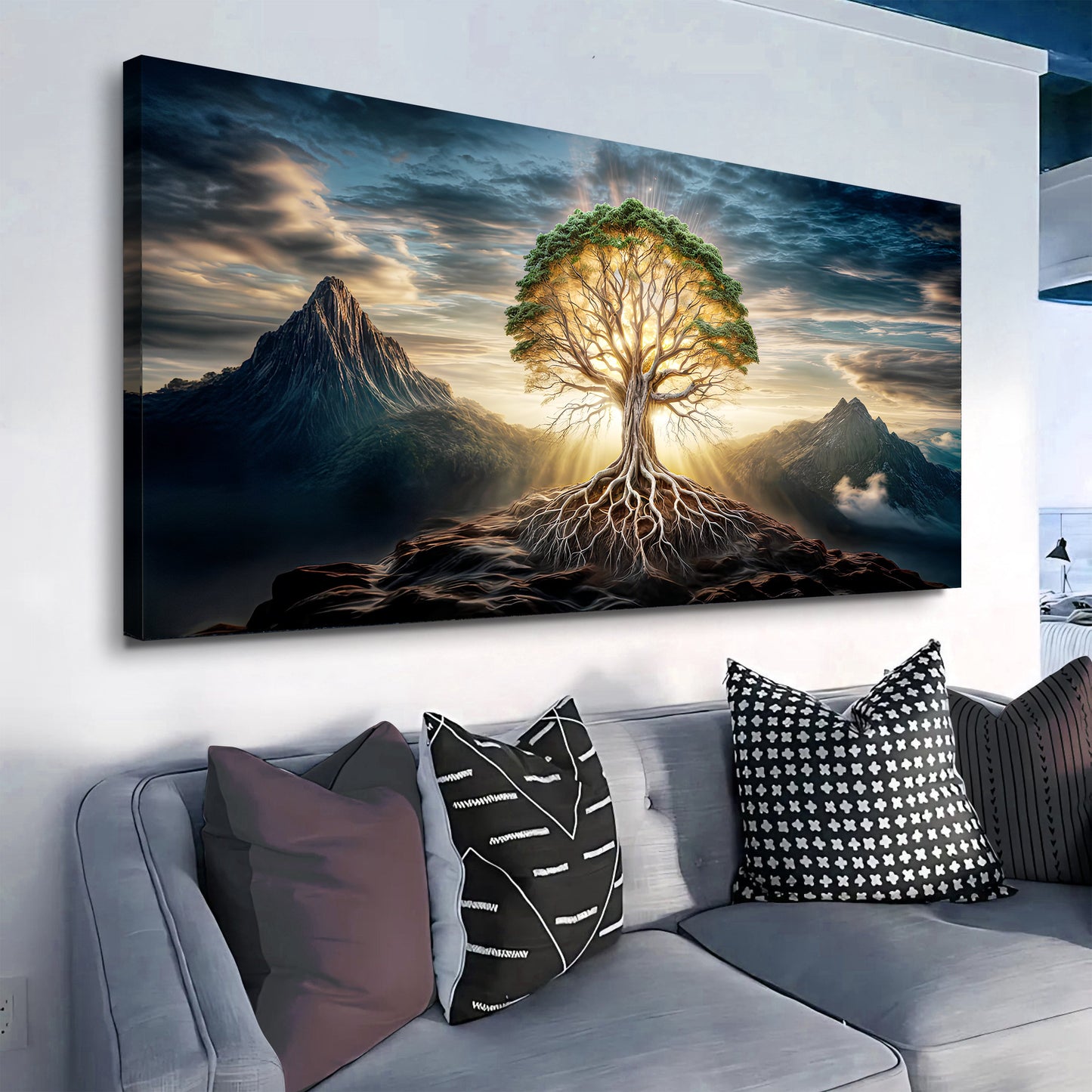 Burning Bush Faith Canvas Wall Art V