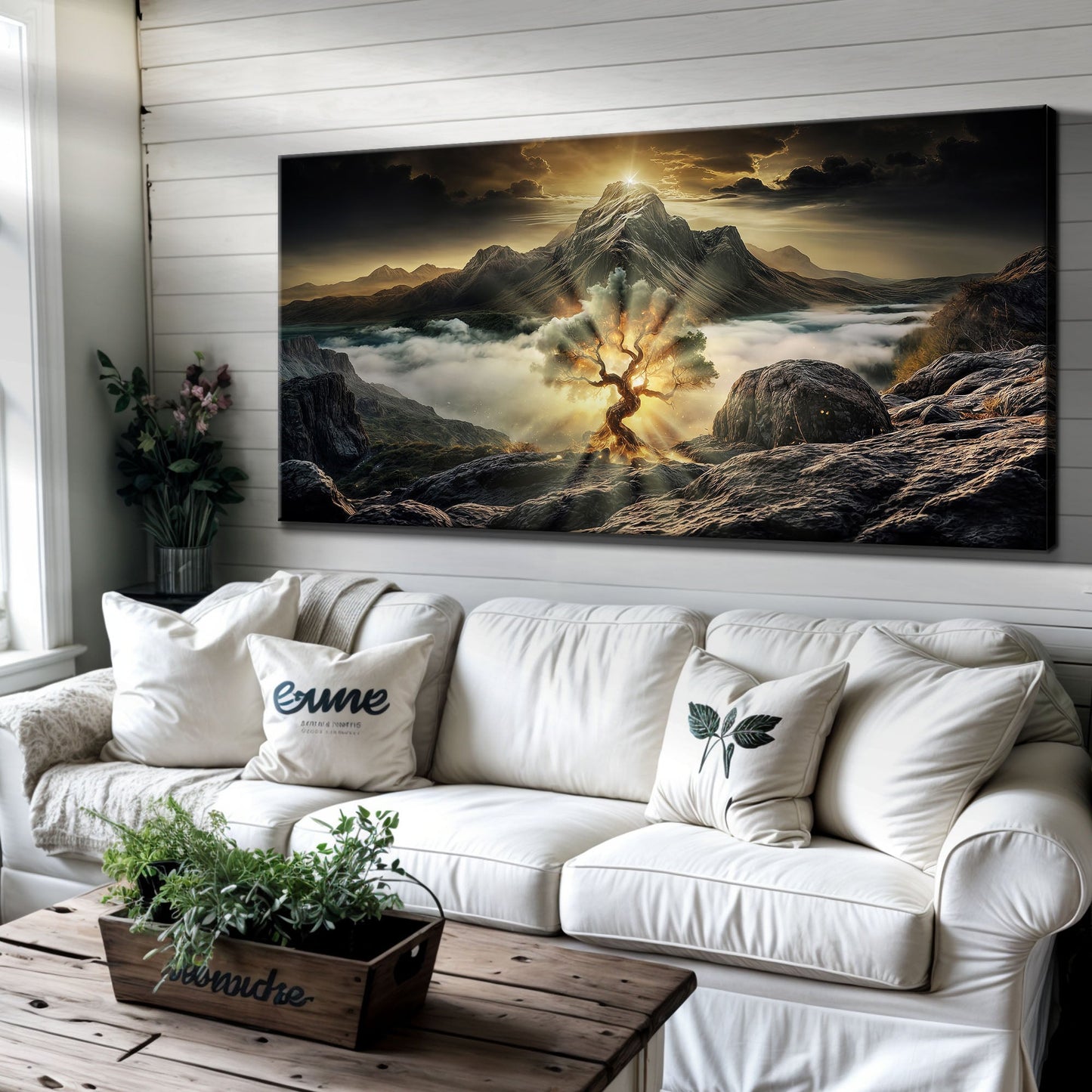 Burning Bush Faith Canvas Wall Art