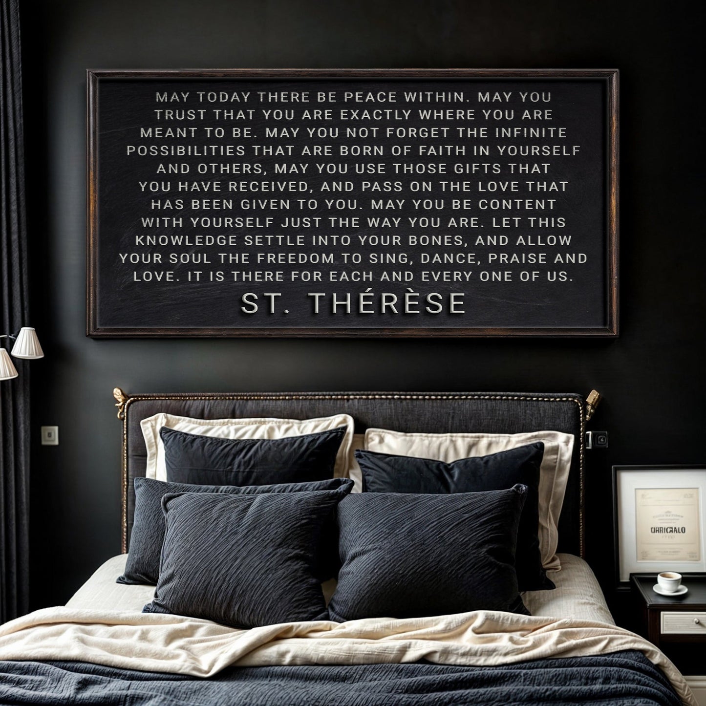 May Today There Be Peace Within Inspirational Canvas Art