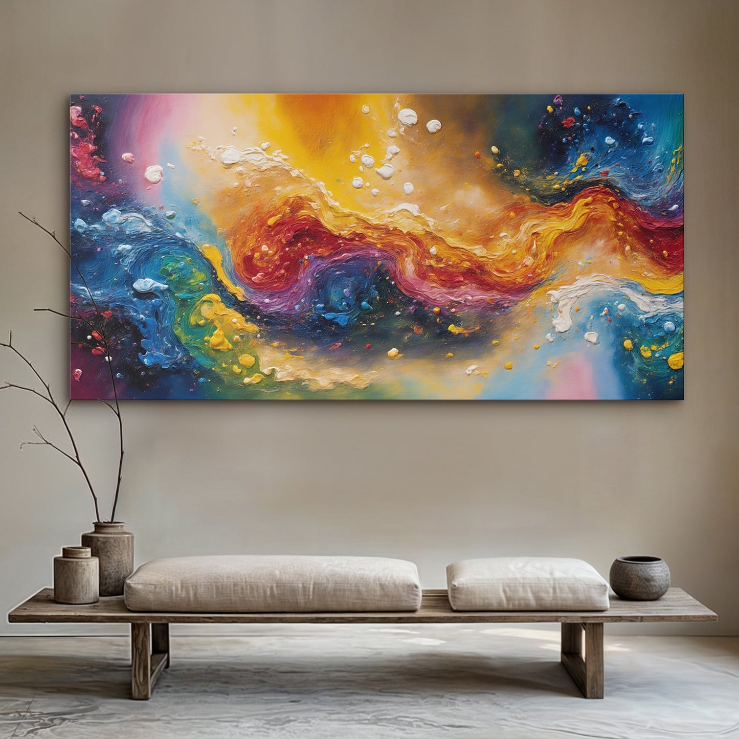 Chroma Nova Abstract Canvas Wall Art