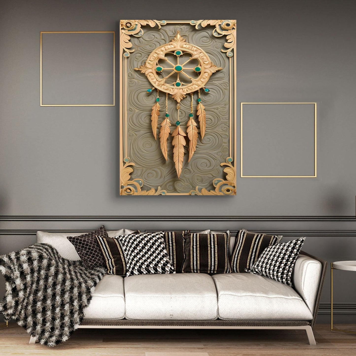 Whispering Feathers Canvas Wall Art