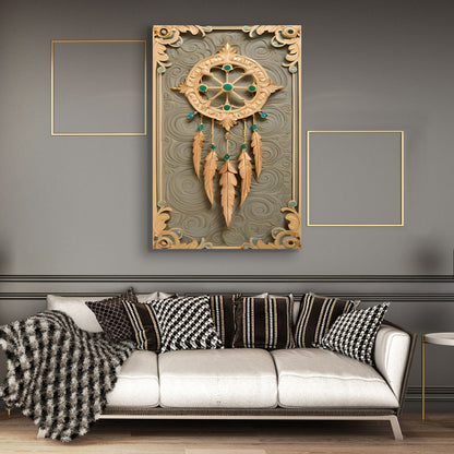 Whispering Feathers Canvas Wall Art