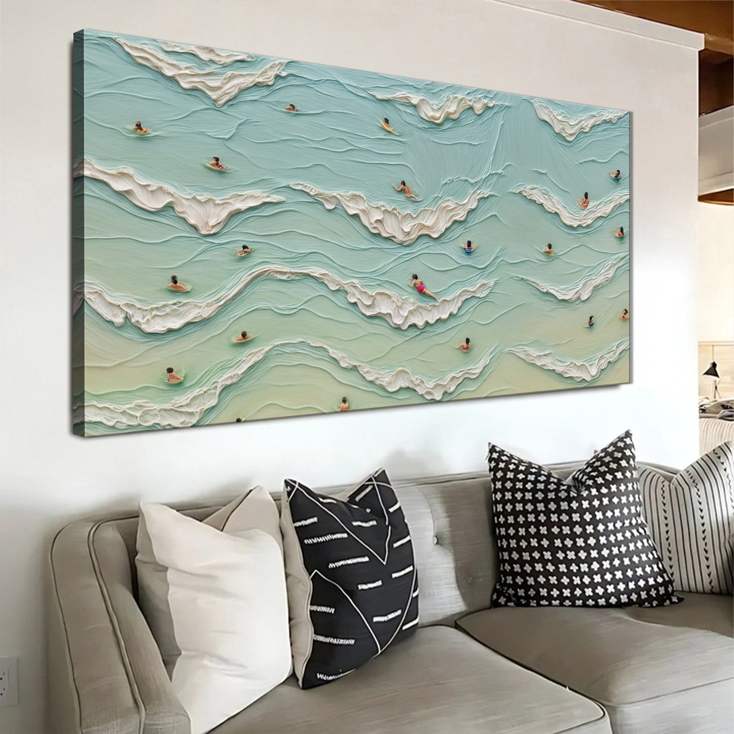 Beach Days Coastal Canvas Wall Art II