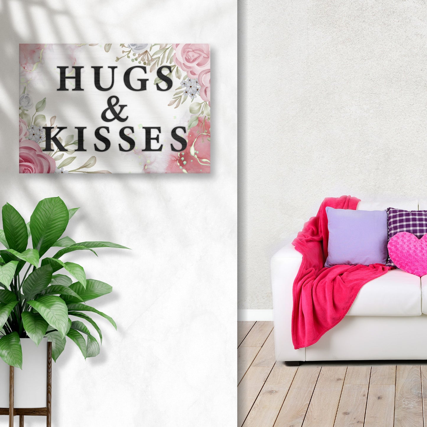 Valentine Saying Canvas Wall Art