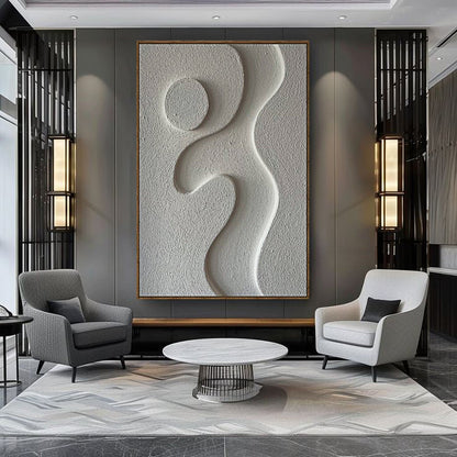 Midcentury Curves Abstract Canvas Wall Art