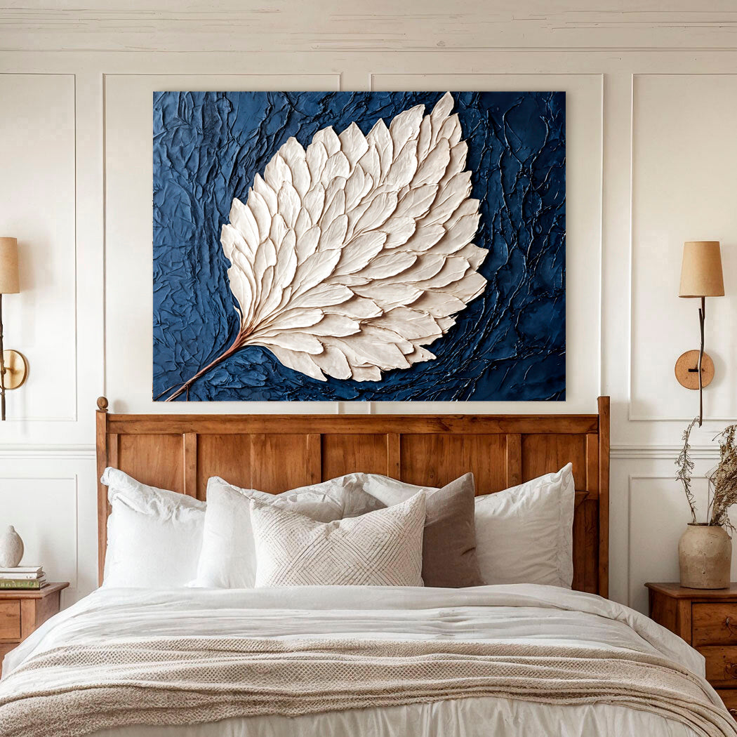Ivory Bloom Floral Canvas Wall Art