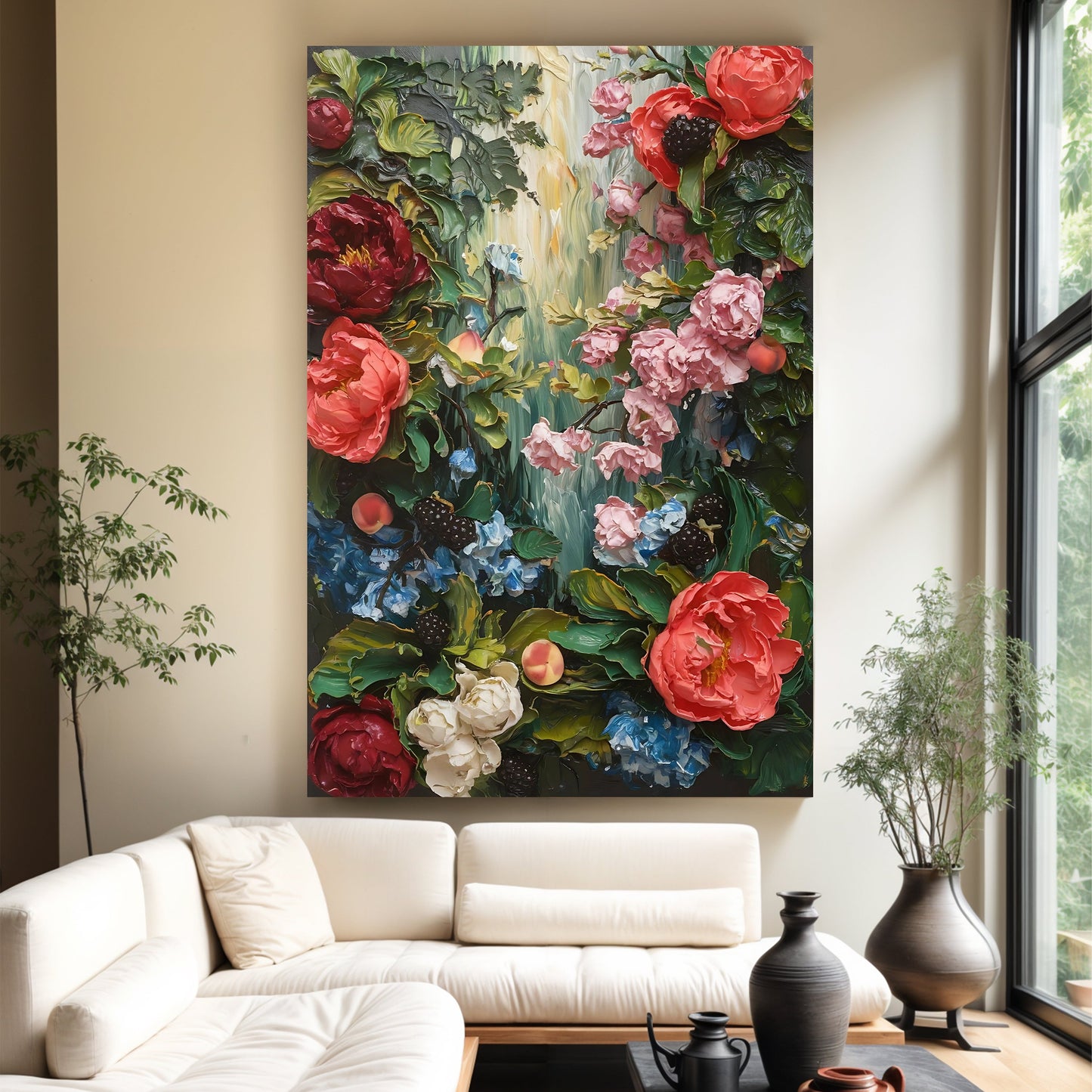 Garden Floral Canvas Wall Art