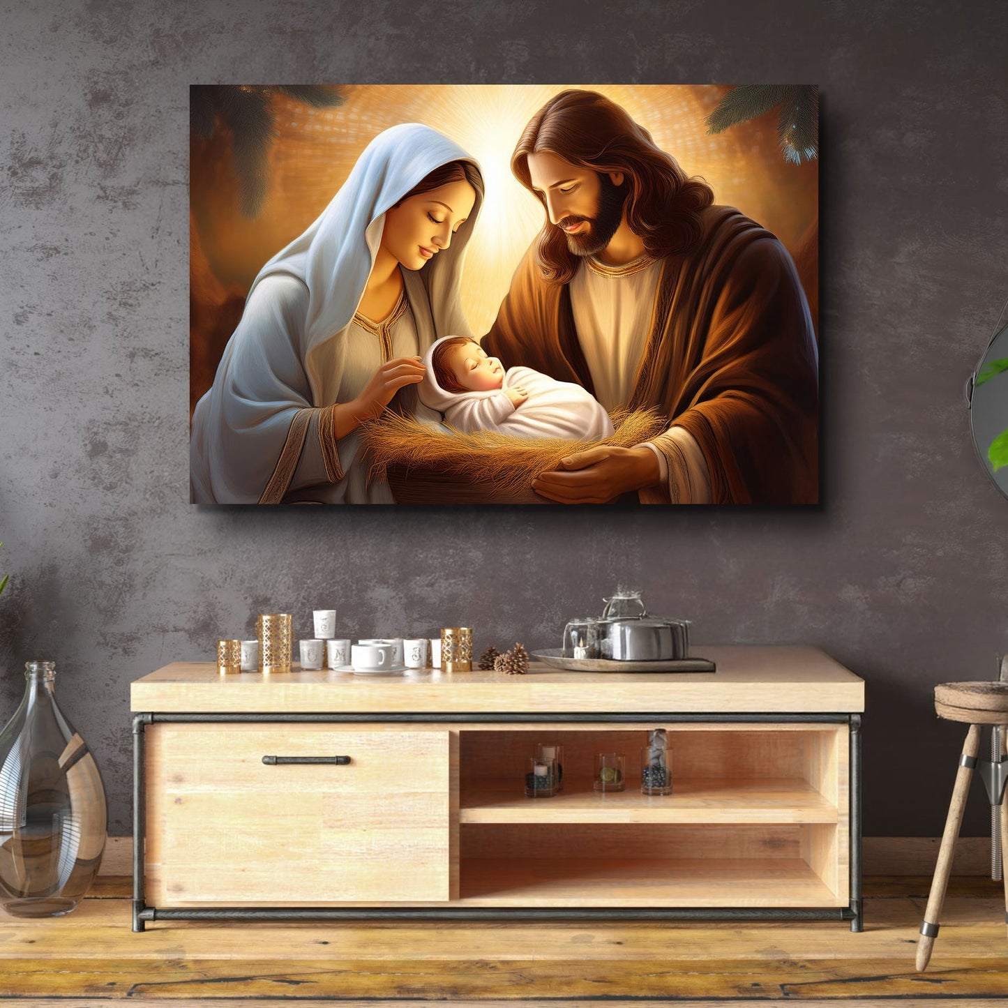 3D Faith Canvas Wall Art II