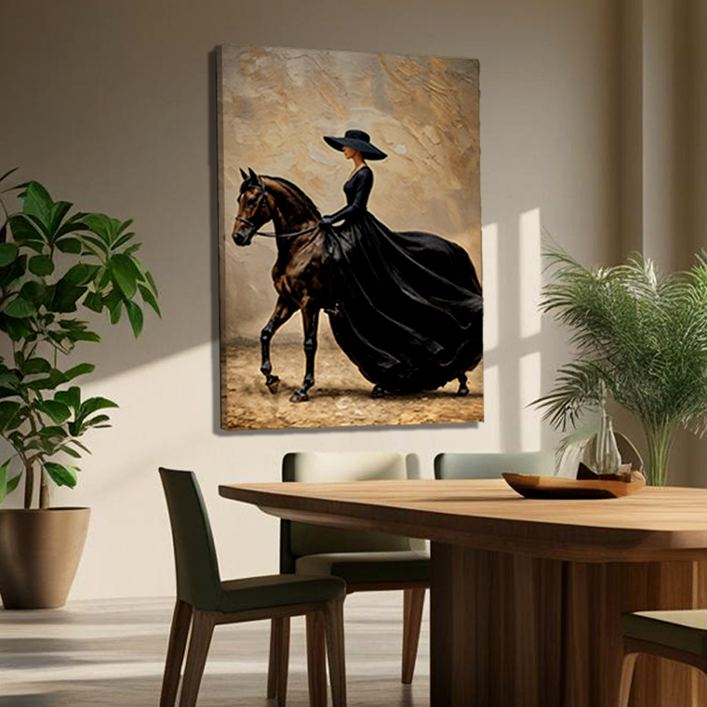 Elegant Equestrian Horse Canvas Wall Art