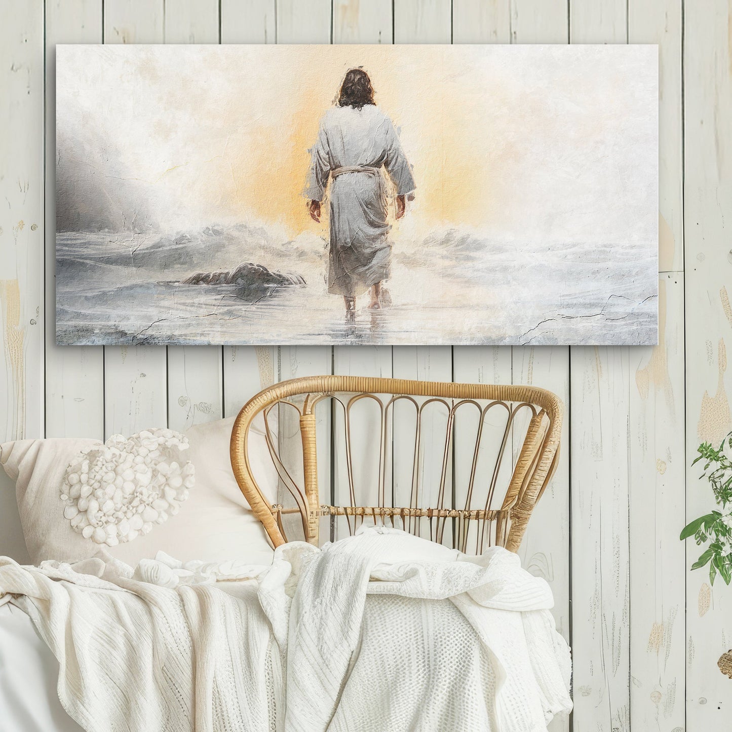 Peace Be Still Faith Canvas Wall Art