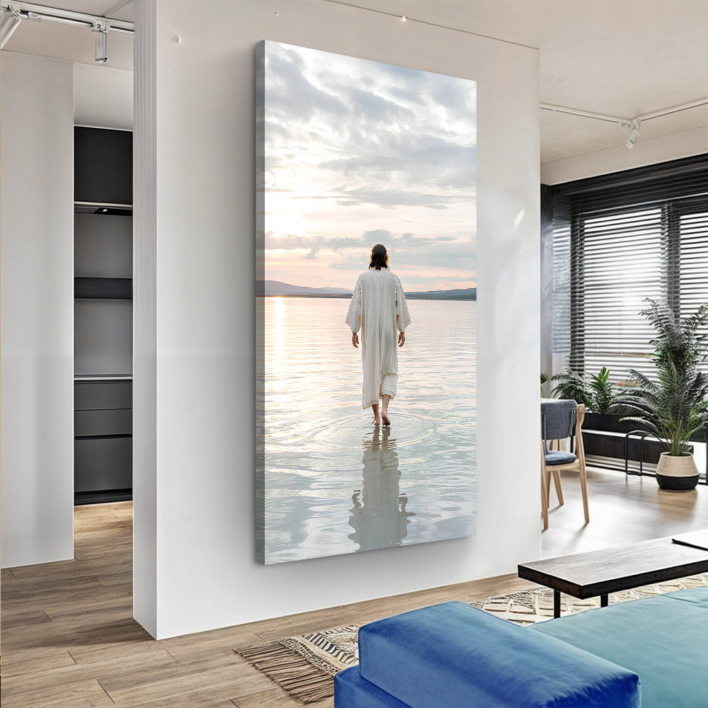 Reflections Faith canvas wall art XV with peaceful Christian imagery