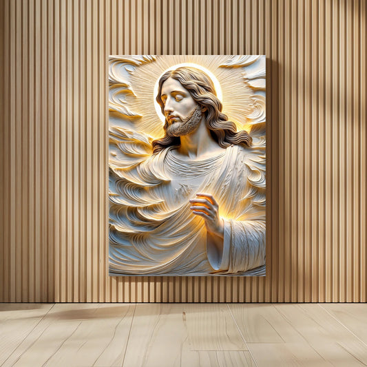 Faith Over Fear Sacred Serenity Canvas Wall Art