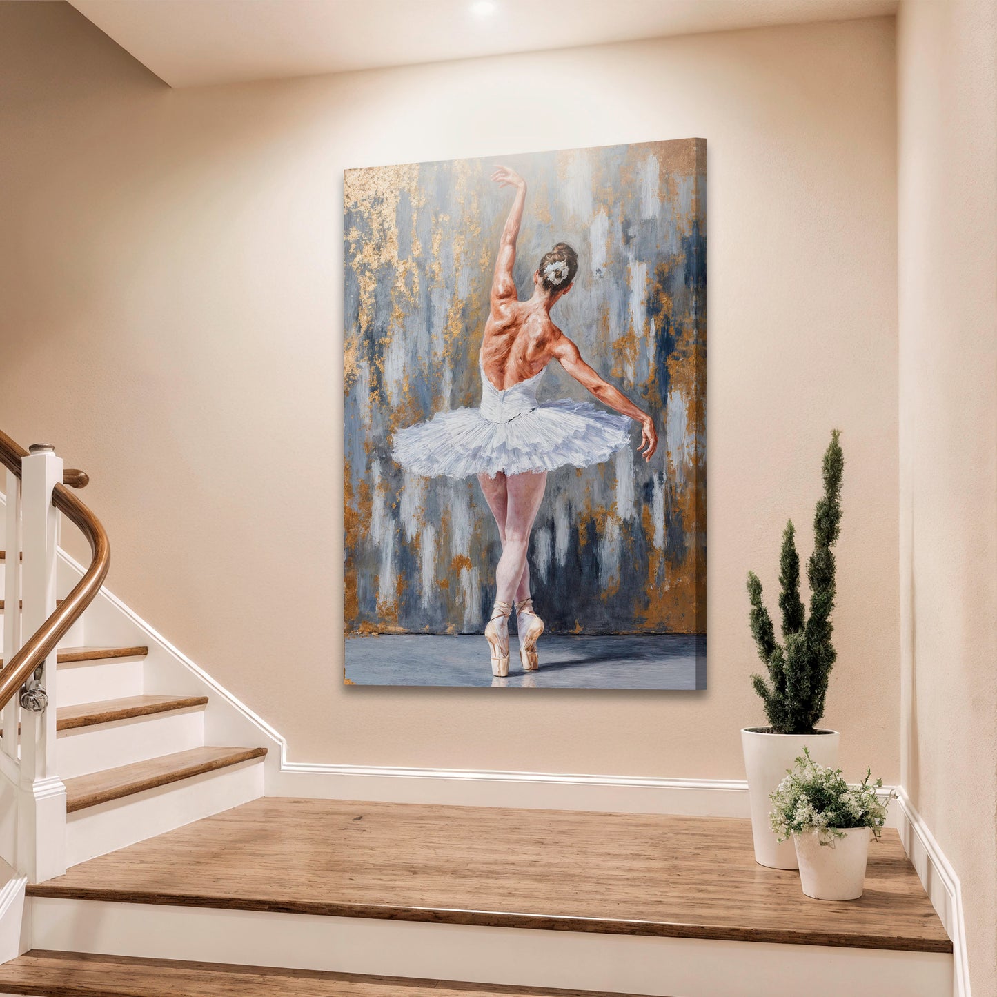 Ballet Elegance Canvas Wall Art
