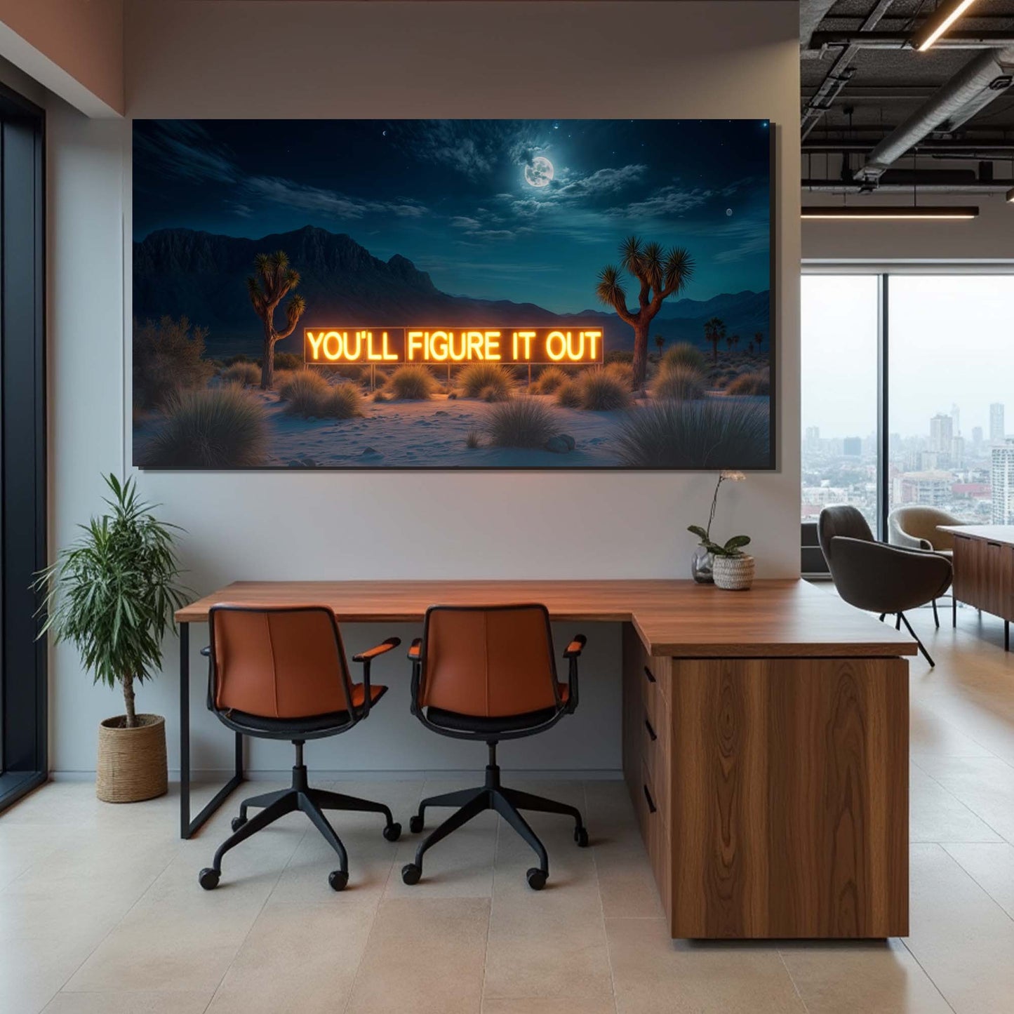 You'll Figure It Out Motivational Canvas Wall Art