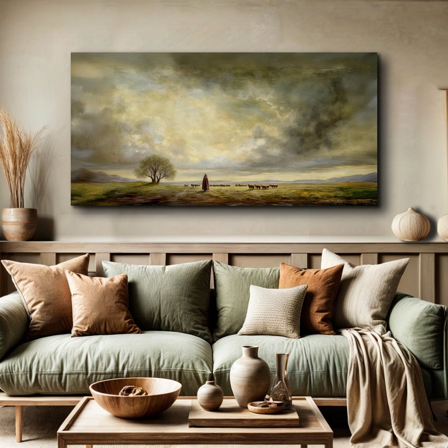 The Good Shepherd Faith Canvas Wall Art