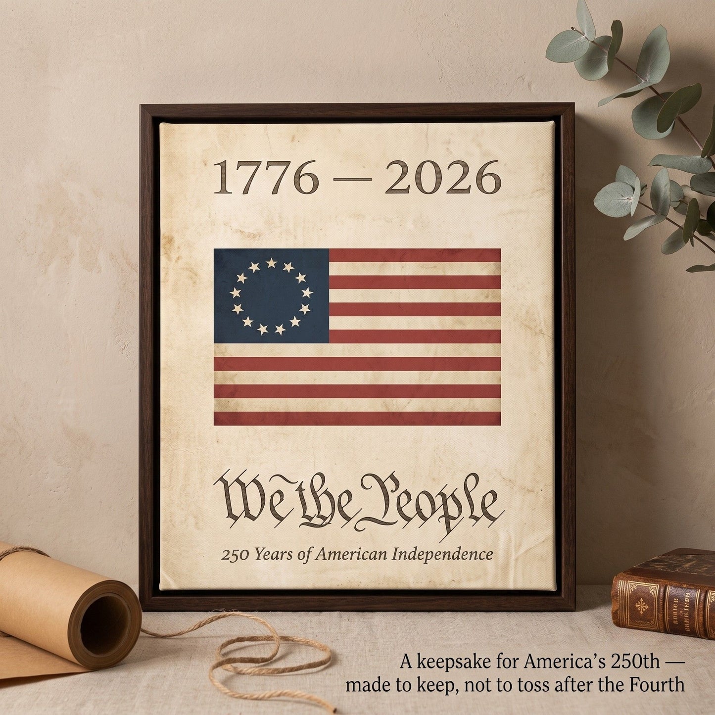 We the People Canvas Wall Art