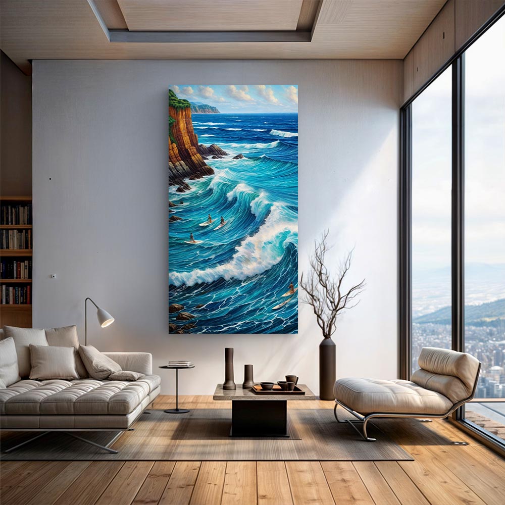 Beach Days Coastal Canvas Wall Art XX