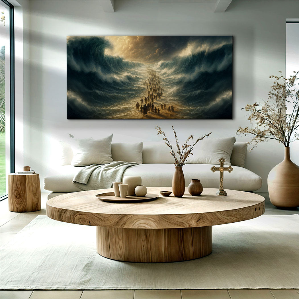 The Parting Faith Canvas Wall Art III