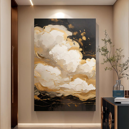 Auric Cloud abstract canvas wall art