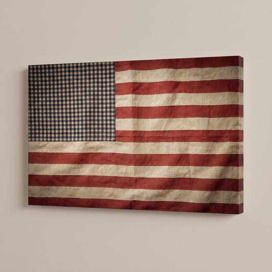 American Flag Canvas Wall Art
