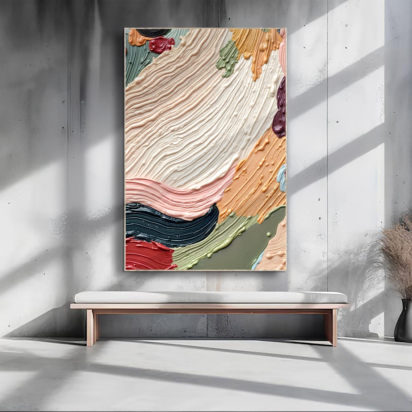 Colorful Abstract Canvas Wall Art