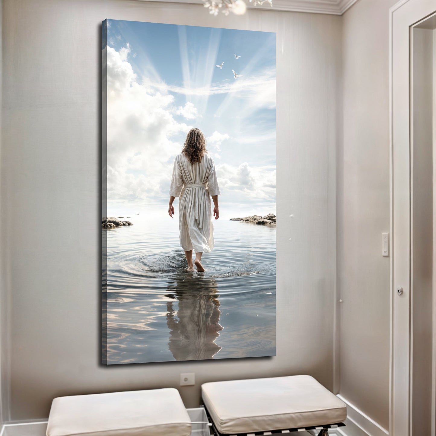 Reflections Faith canvas wall art XVI with uplifting spiritual design