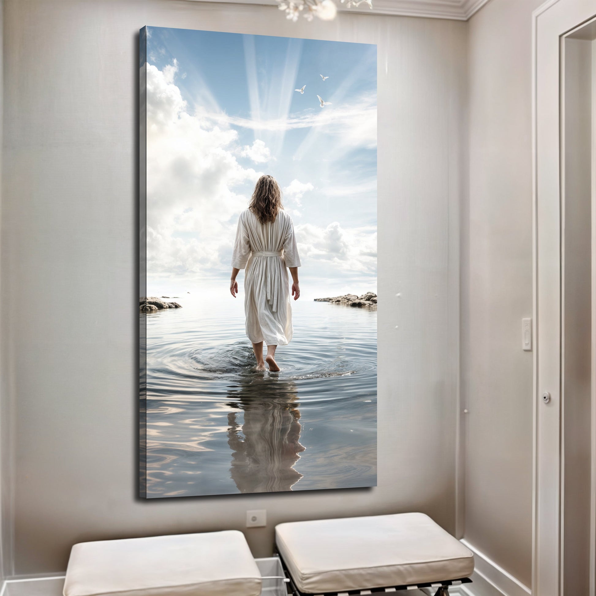 Reflections Faith canvas wall art XVI with uplifting spiritual design