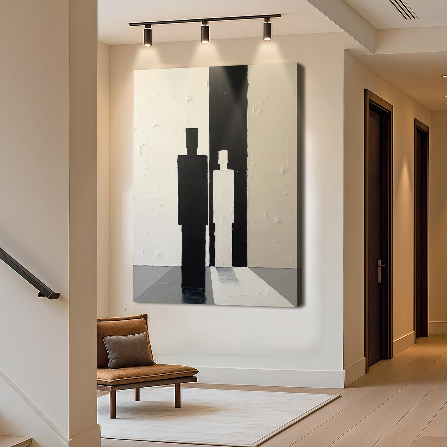 Contemporary Minimalist Abstract Canvas Wall Art