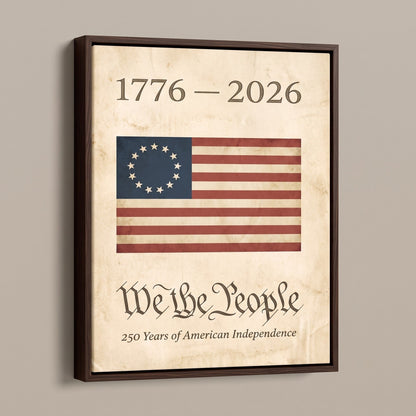 We the People Canvas Wall Art