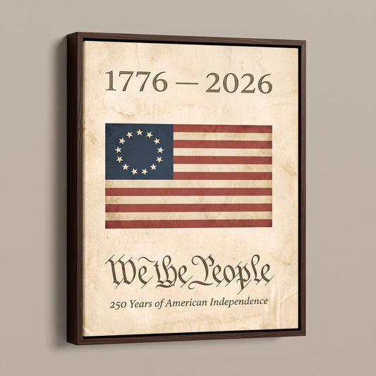 We the People Canvas Wall Art